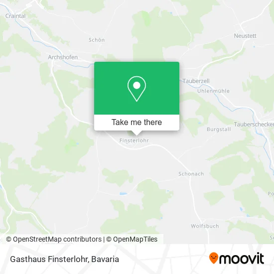 Карта Gasthaus Finsterlohr