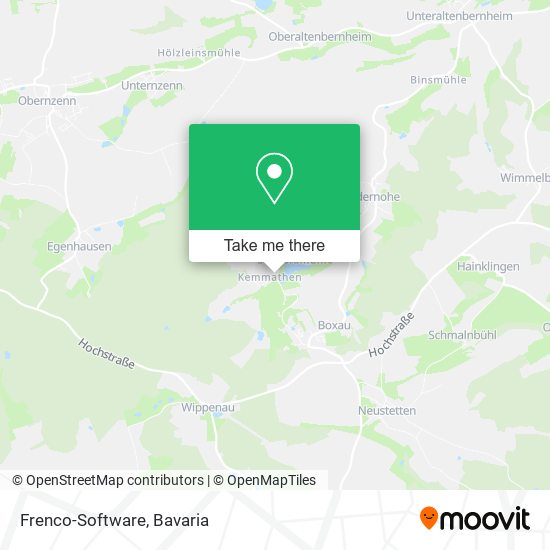 Frenco-Software map