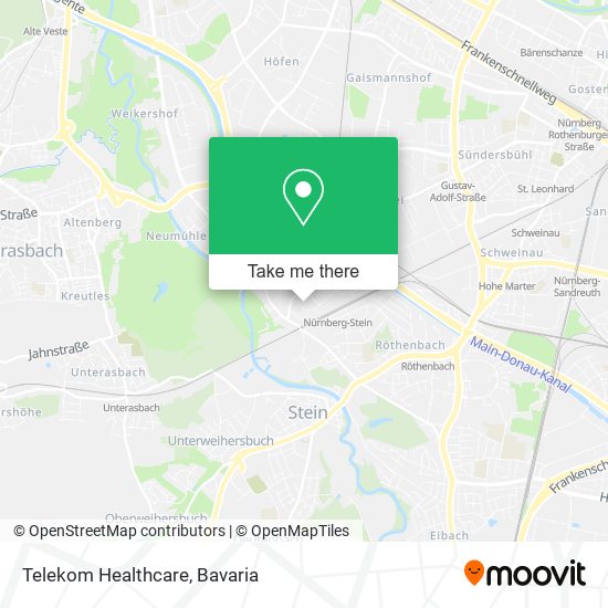 Telekom Healthcare map