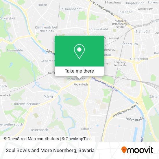 Soul Bowls and More Nuernberg map