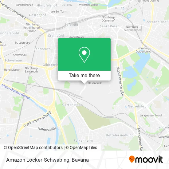 Карта Amazon Locker-Schwabing