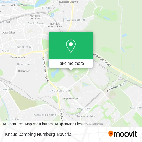Карта Knaus Camping Nürnberg
