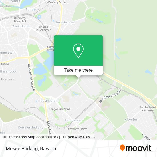 Messe Parking map