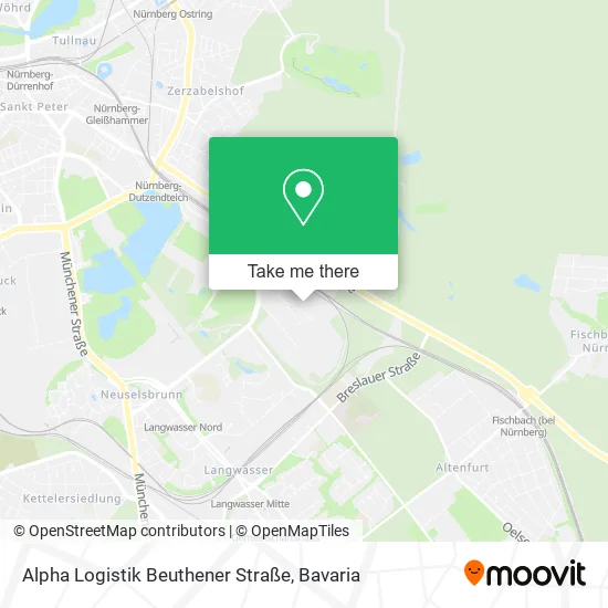 Карта Alpha Logistik Beuthener Straße