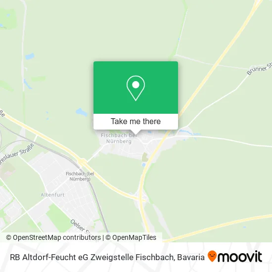 Карта RB Altdorf-Feucht eG Zweigstelle Fischbach
