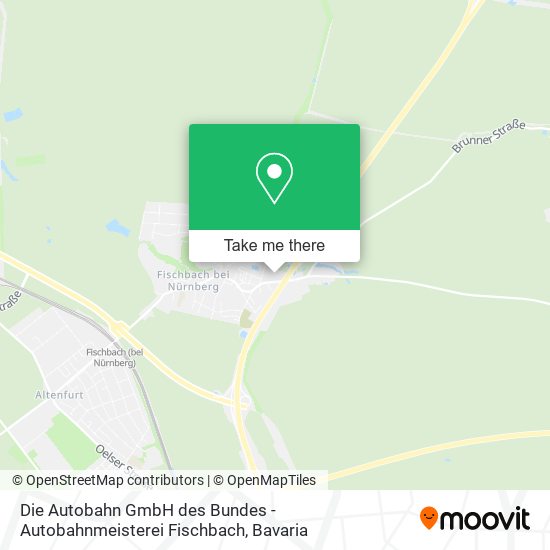 Die Autobahn GmbH des Bundes - Autobahnmeisterei Fischbach map