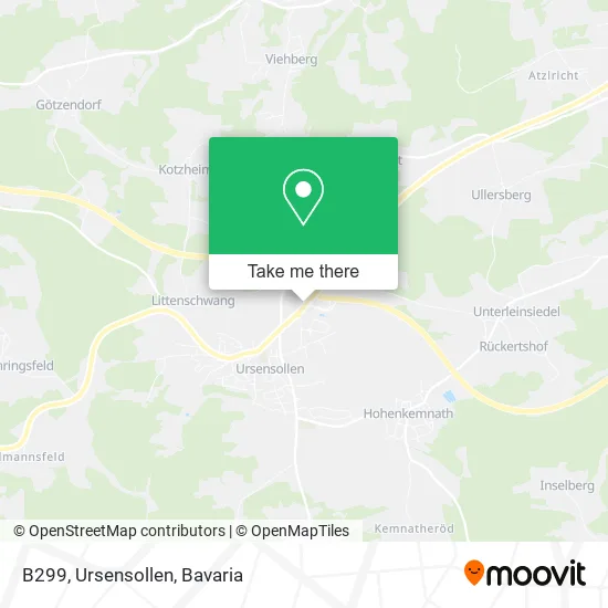 Карта B299, Ursensollen
