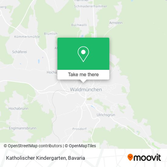 Katholischer Kindergarten map