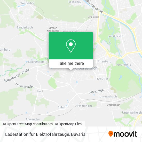 Ladestation für Elektrofahrzeuge map