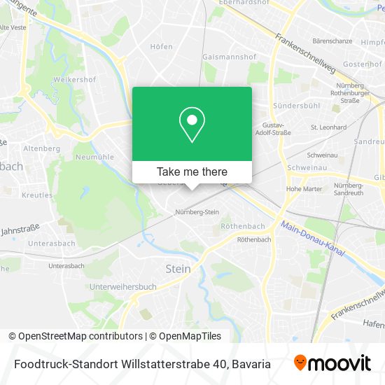 Foodtruck-Standort Willstatterstrabe 40 map
