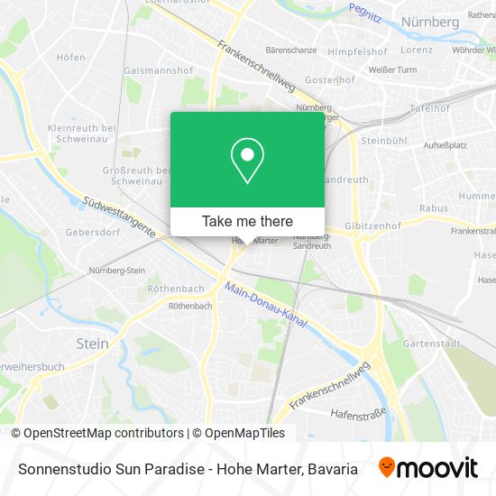 Sonnenstudio Sun Paradise - Hohe Marter map