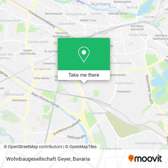 Карта Wohnbaugesellschaft Geyer