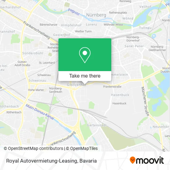 Карта Royal Autovermietung-Leasing