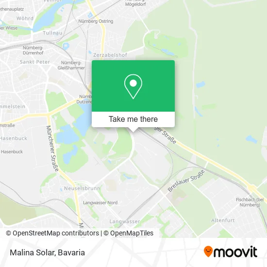 Карта Malina Solar