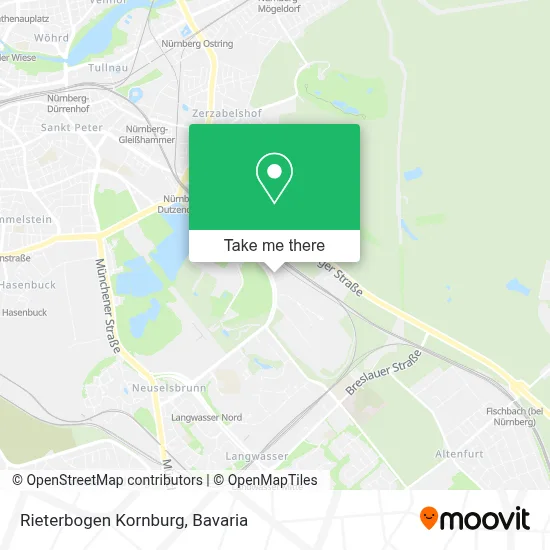 Rieterbogen Kornburg map