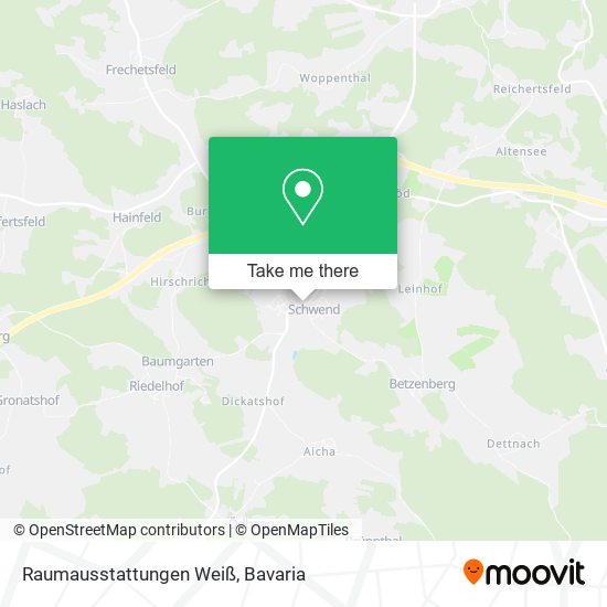 Raumausstattungen Weiß map