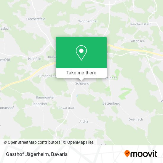 Gasthof Jägerheim map
