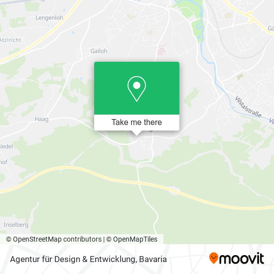 Карта Agentur für Design & Entwicklung