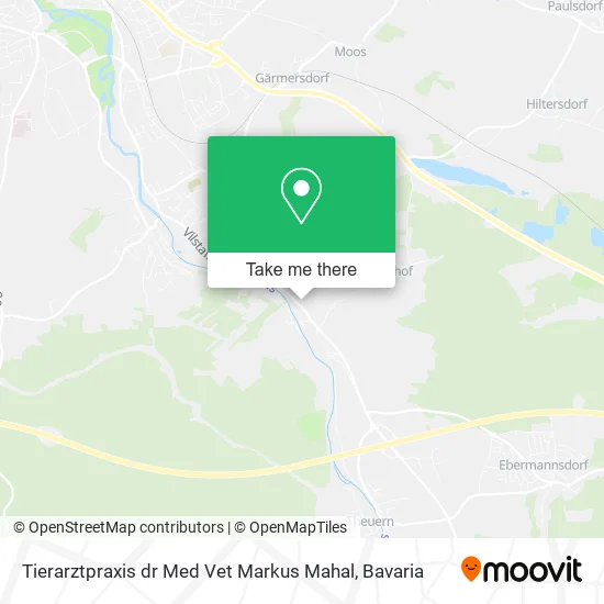 Карта Tierarztpraxis dr Med Vet Markus Mahal