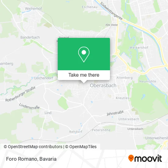 Карта Foro Romano