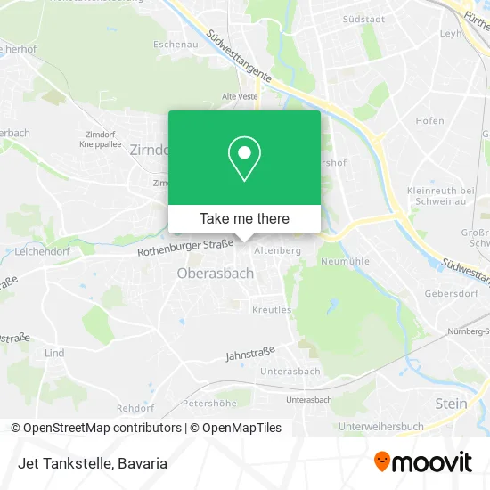 Карта Jet Tankstelle