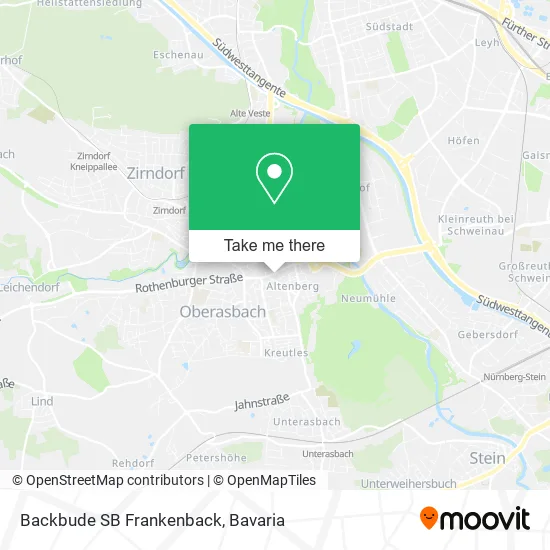 Карта Backbude SB Frankenback
