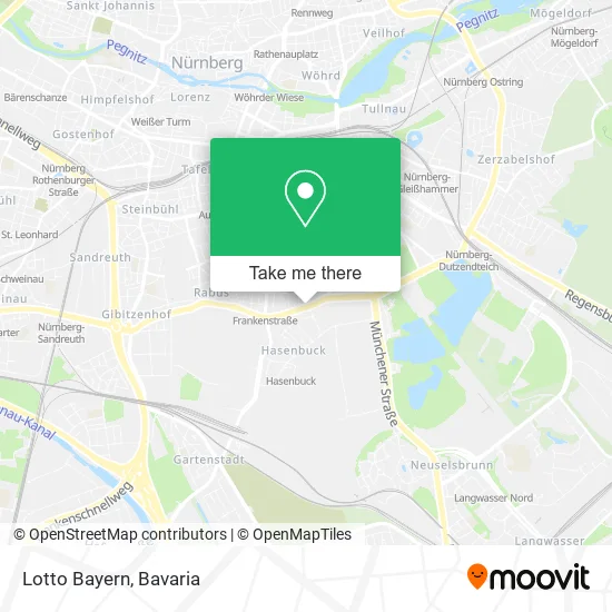 Lotto Bayern map