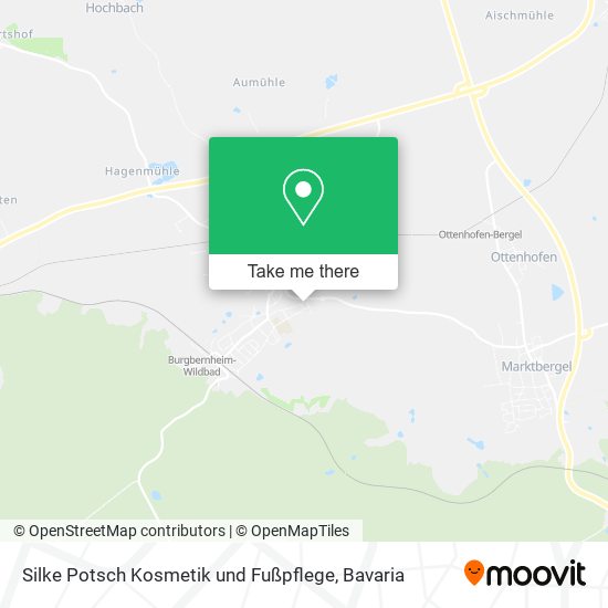 Silke Potsch Kosmetik und Fußpflege map