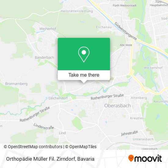 Orthopädie Müller Fil. Zirndorf map