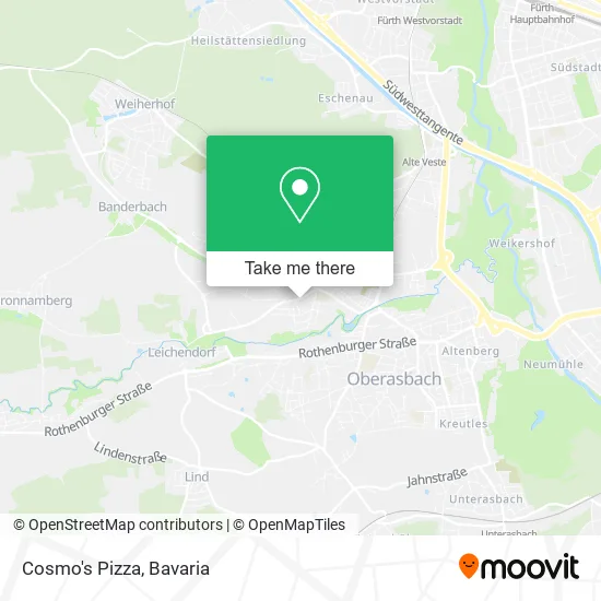 Карта Cosmo's Pizza