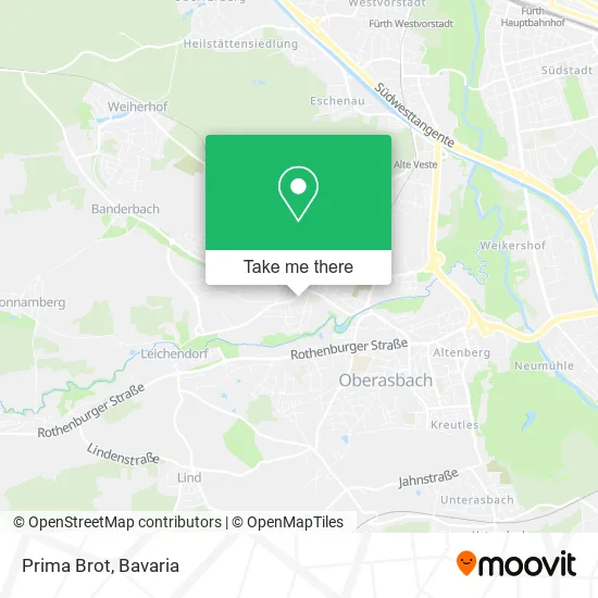 Карта Prima Brot