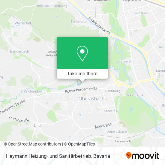 Heymann Heizung- und Sanitärbetrieb map