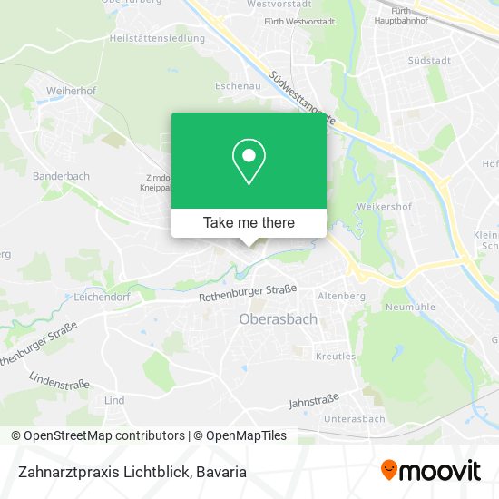 Zahnarztpraxis Lichtblick map
