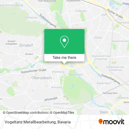 Карта Vogeltanz Metallbearbeitung