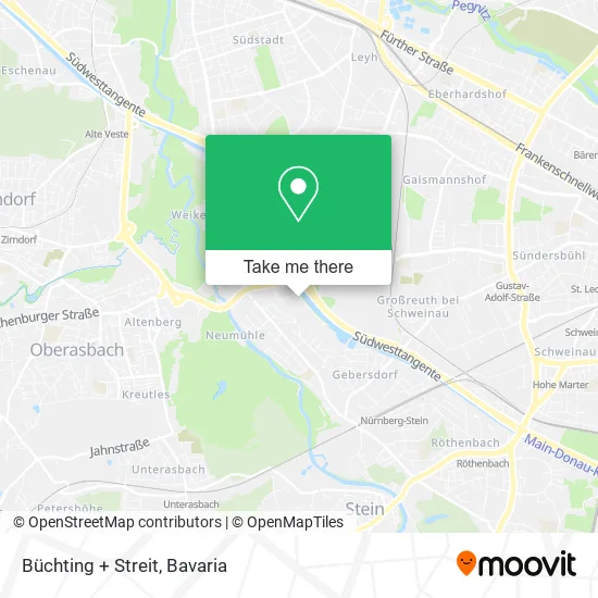 Карта Büchting + Streit