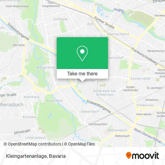 Карта Kleingartenanlage