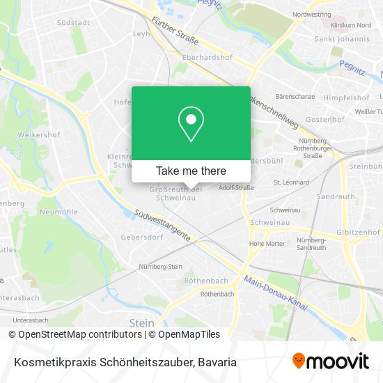 Kosmetikpraxis Schönheitszauber map