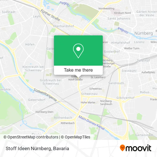 Карта Stoff Ideen Nürnberg