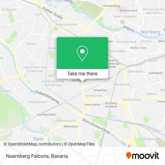 Карта Nuernberg Falcons