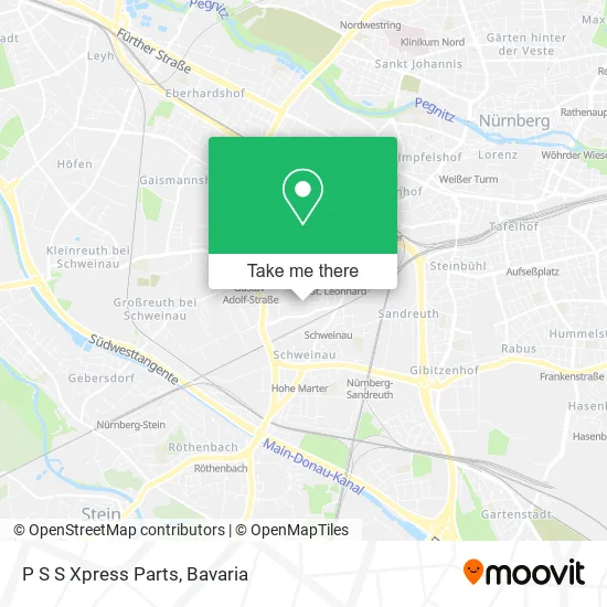 P S S Xpress Parts map