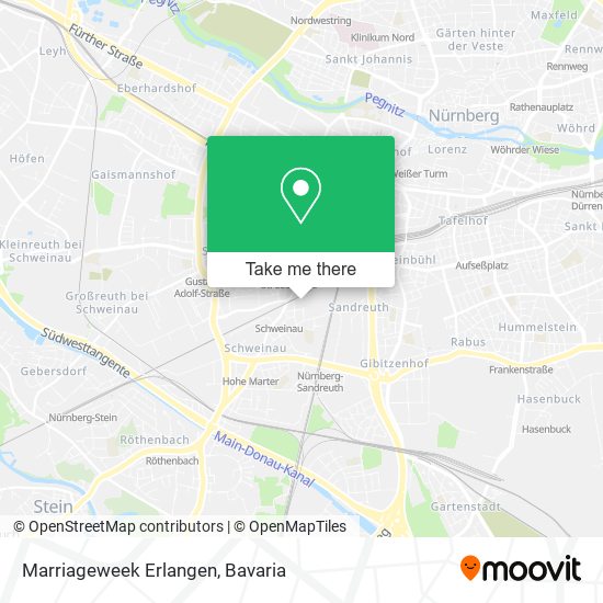 Marriageweek Erlangen map