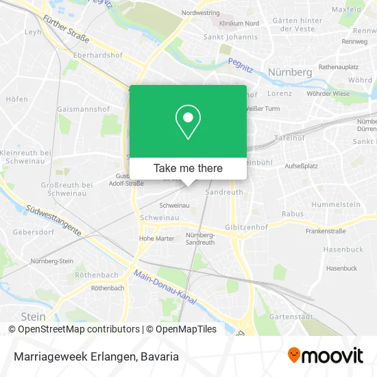 Карта Marriageweek Erlangen
