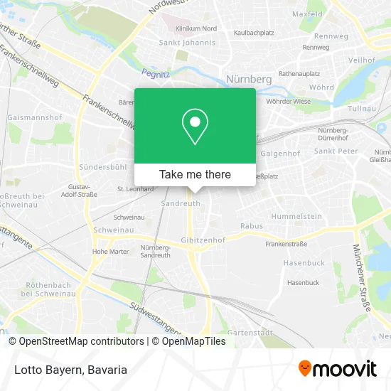 Lotto Bayern map