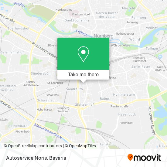 Autoservice Noris map