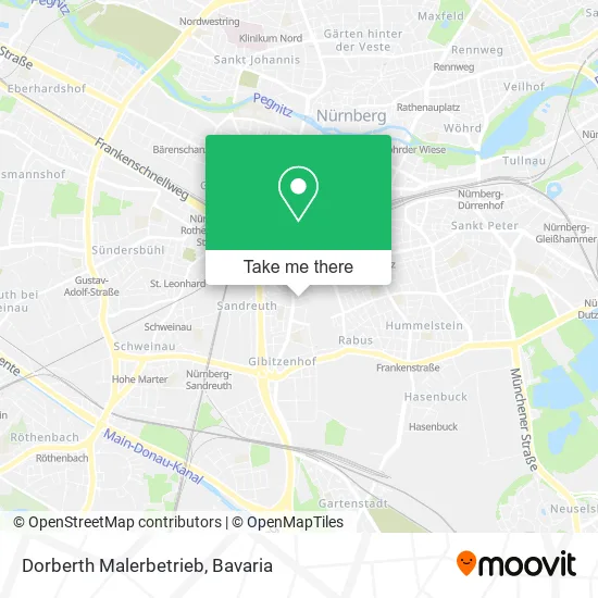 Карта Dorberth Malerbetrieb