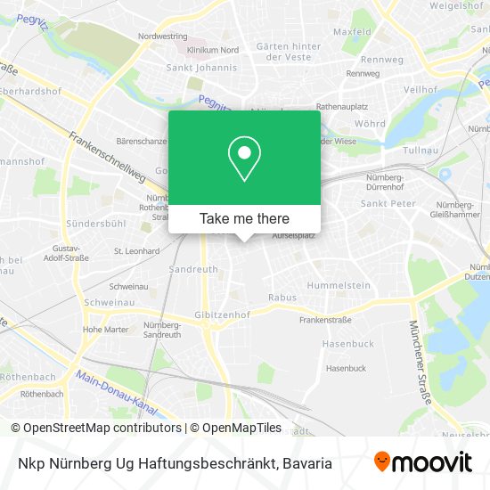 Nkp Nürnberg Ug Haftungsbeschränkt map