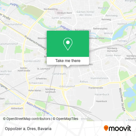 Карта Oppolzer a. Dres