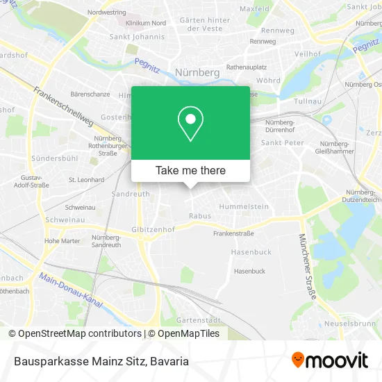 Карта Bausparkasse Mainz Sitz