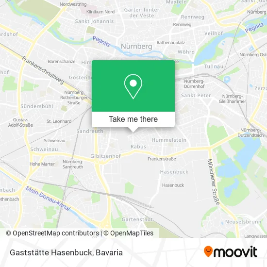 Карта Gaststätte Hasenbuck