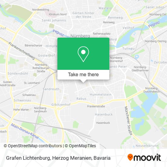 Grafen Lichtenburg, Herzog Meranien map